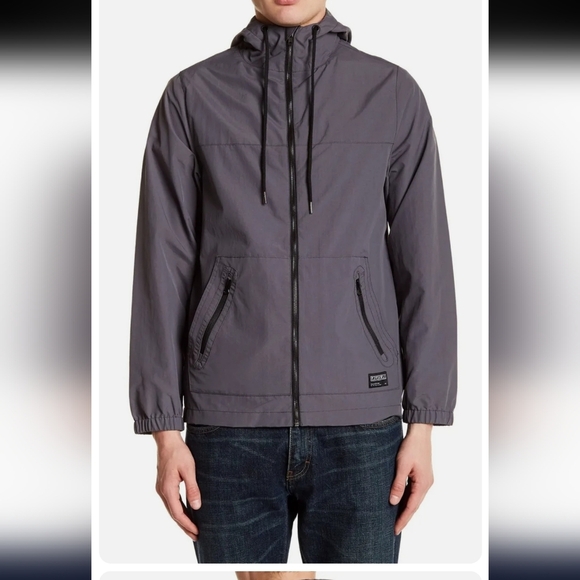 Ezekiel Men's Size Large Dylan Long Sleved Jacket in Charcoal Retails $70 Unisex - Picture 2 of 9